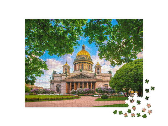 Puzzel 1000 stukjes „Zomer boven Sint-Petersburg en zijn musea, Rusland“