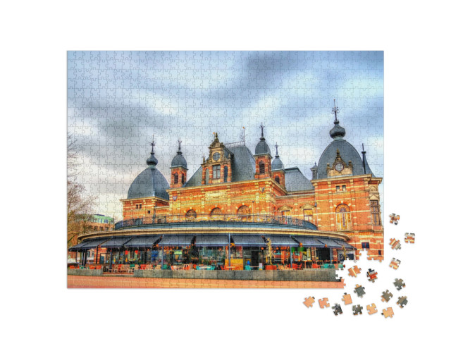 Puzzel 1000 stukjes „Traditionele huizen in het historische centrum van Arnhem“