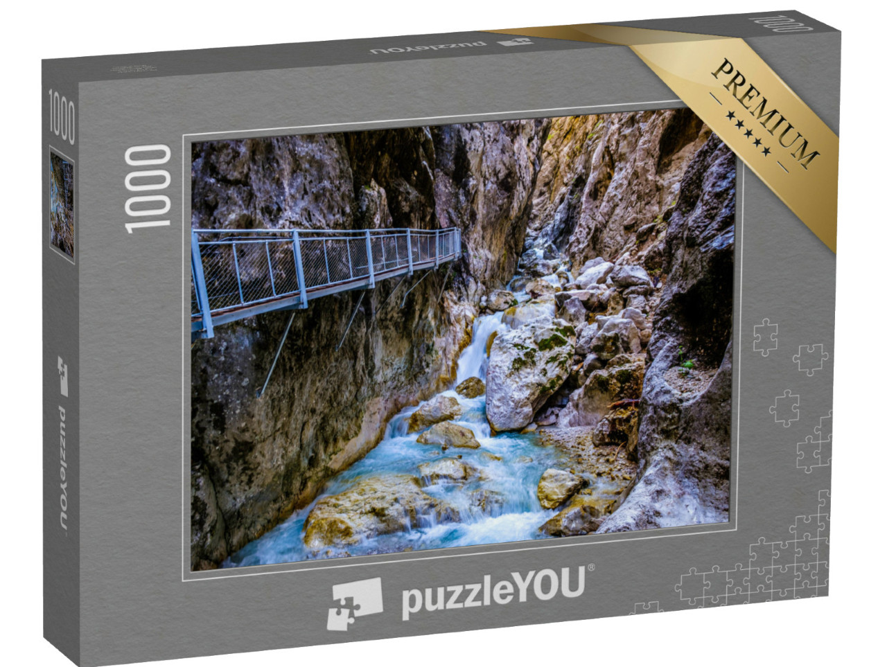 Puzzel 1000 stukjes „Zugspitze - Höllental Klamm“