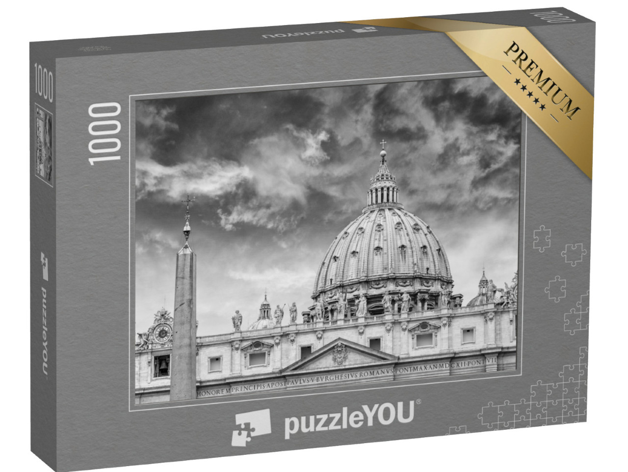 Puzzel 1000 stukjes „Koepel van de Sint-Pietersbasiliek in het Vaticaan“