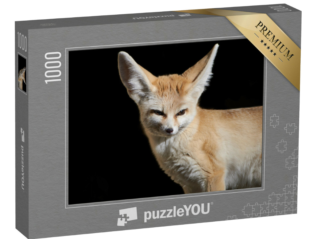 Puzzel 1000 stukjes „Close-up van een Fennec vos“