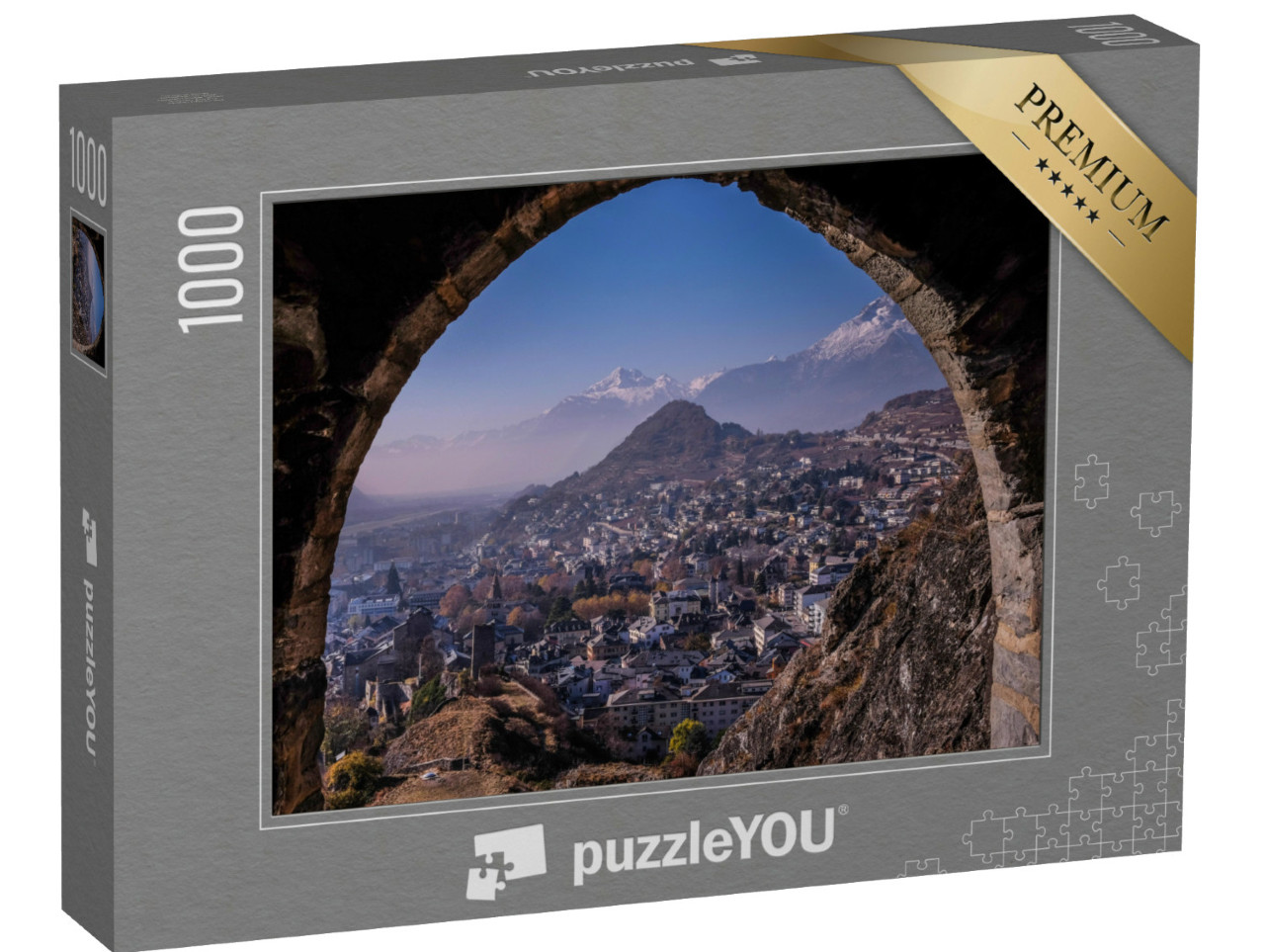 Puzzel 1000 stukjes „Sion in Zwitserland“