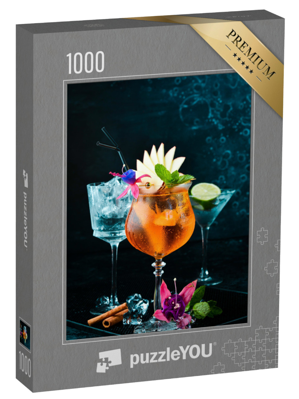 Puzzel 1000 stukjes „Cocktail in een glas: Aperol Spritz“