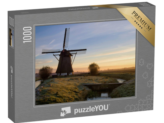 Puzzel 1000 stukjes „De Oude Doornse Molen bij het dorp Almkerk in Noord-Brabant“