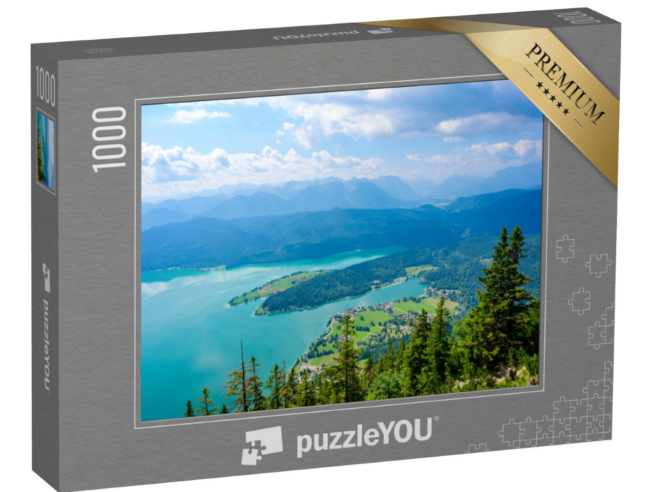 Puzzel 1000 stukjes „Walchensee“