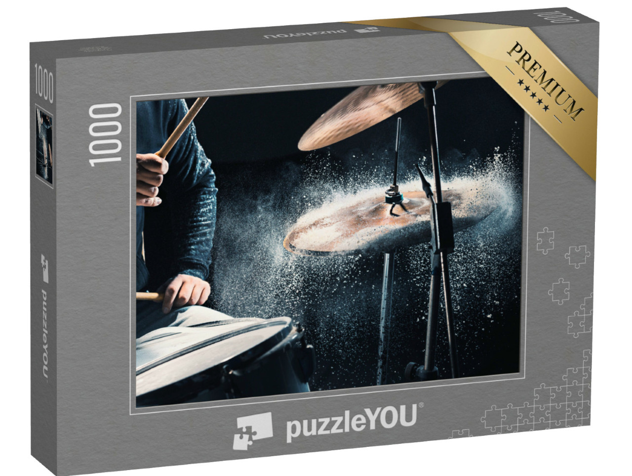 Puzzel 1000 stukjes „Percussionist bij zijn instrument“