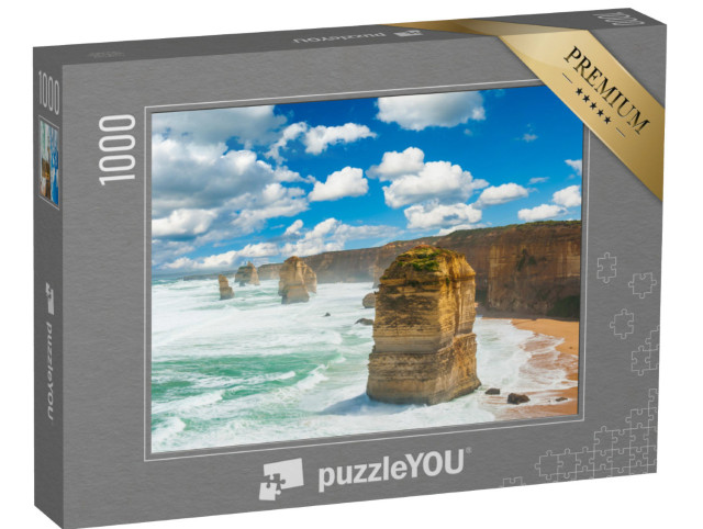 Puzzel 1000 stukjes „Twaalf Apostelen, bezienswaardigheid aan de Great Ocean Road, Victoria, Australië“
