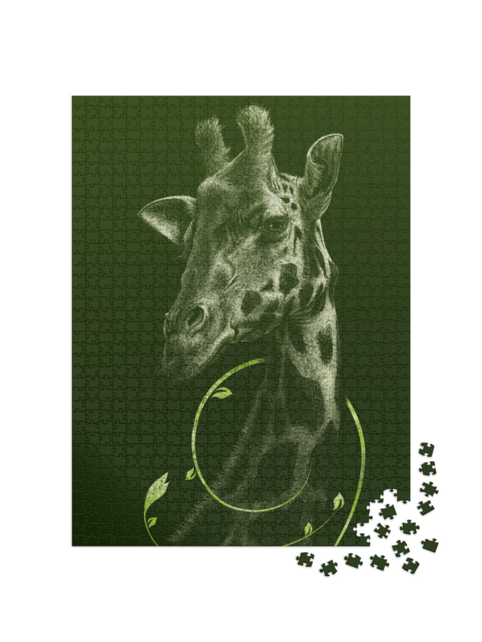 Puzzel 1000 stukjes „Giraffe“