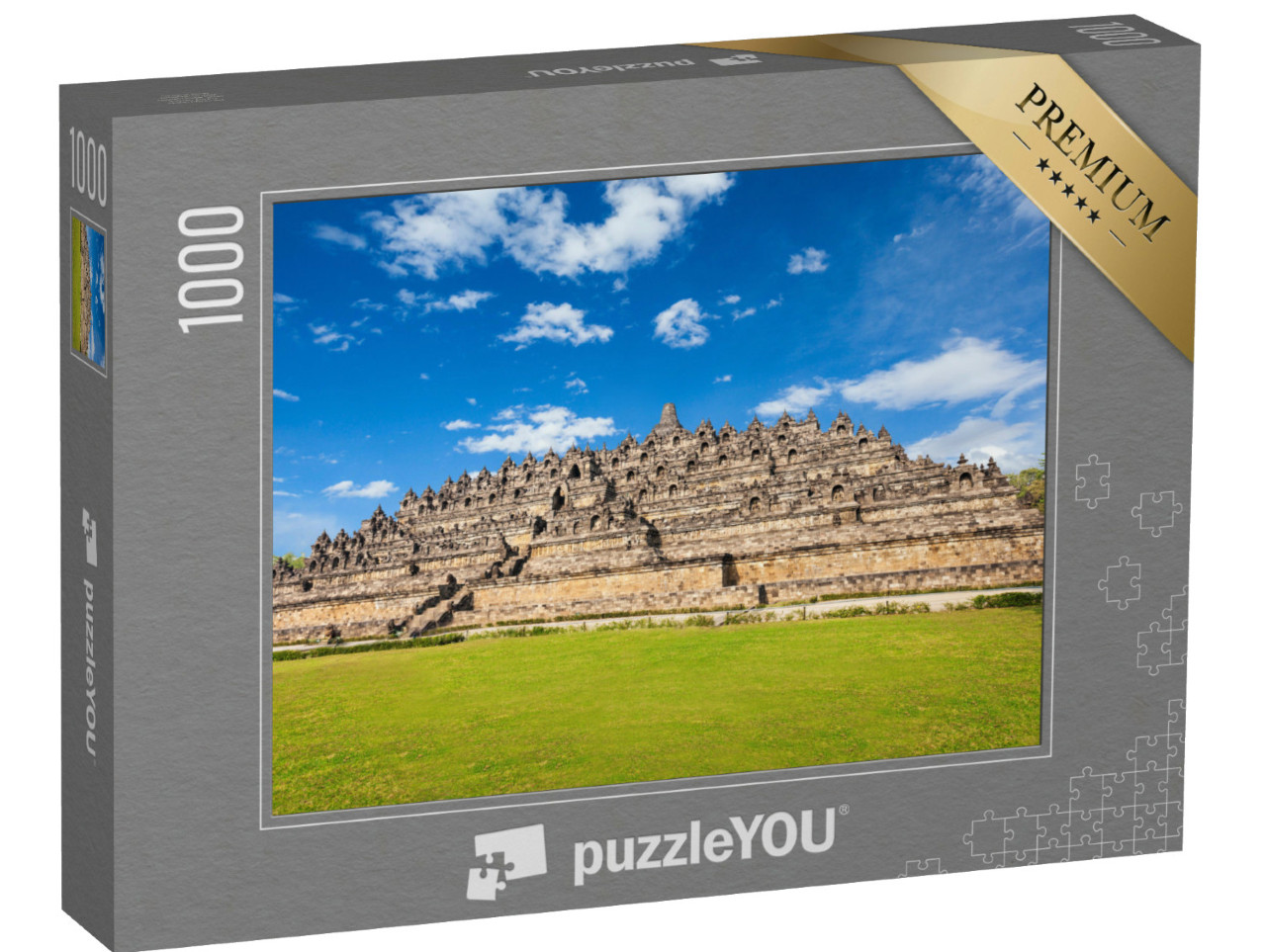 Puzzel 1000 stukjes „Borobudur is een boeddhistische Mahayana tempel, Indonesië“