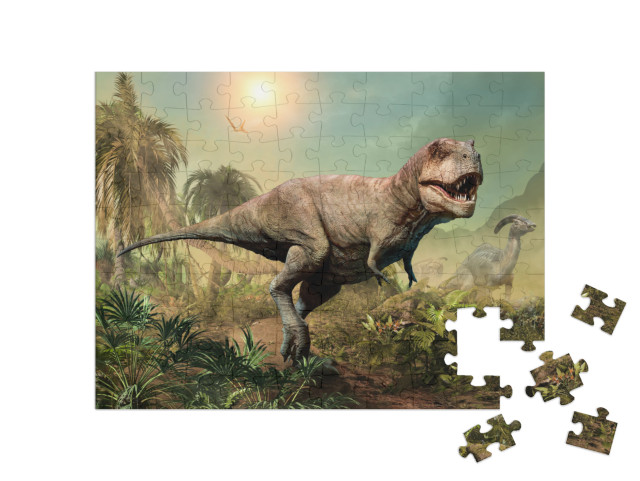 Puzzel 100 stukjes „Tyrannosaurus rex“