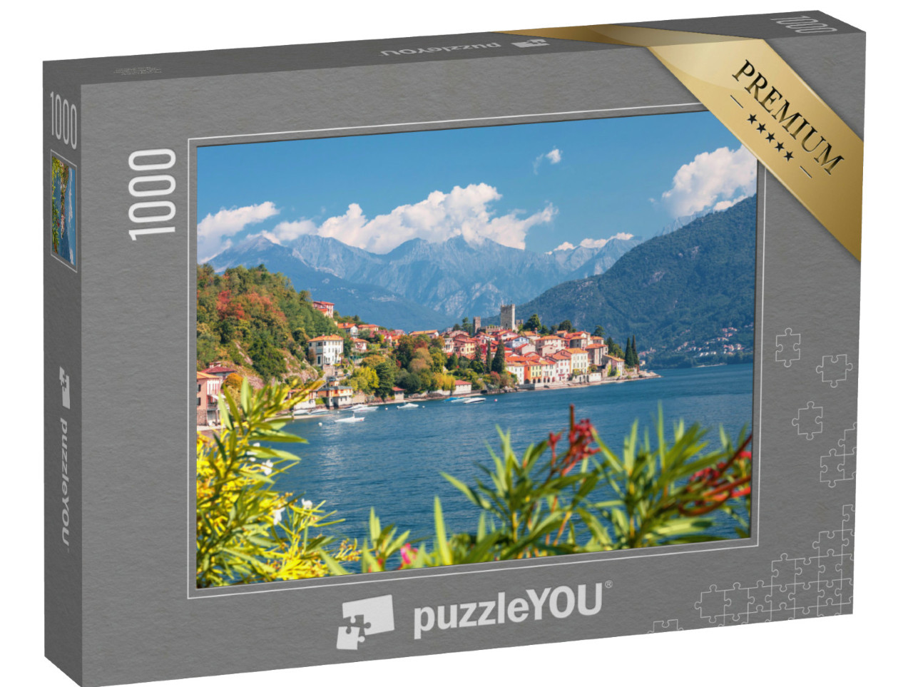 Puzzel 1000 stukjes „Malcesine aan het Gardameer, Italië“