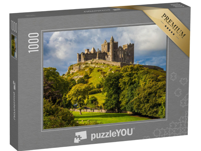 Puzzel 1000 stukjes „Rots van Cashel in spectaculair licht, Tipperary, Ierland“