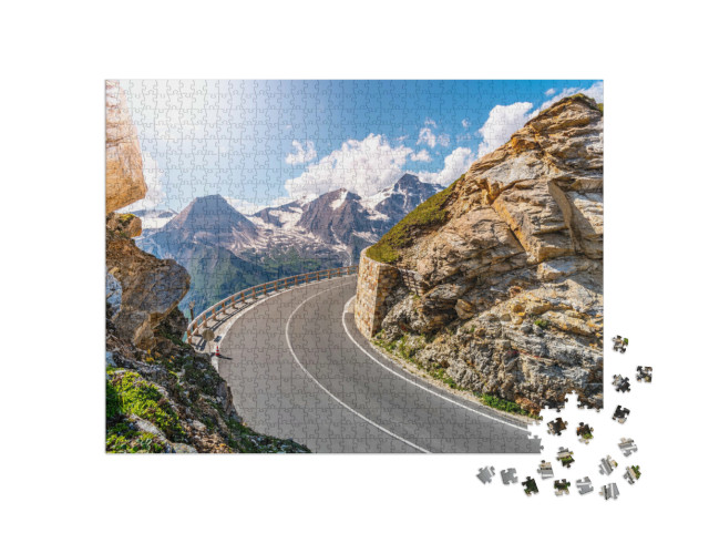 Puzzel 1000 stukjes „Grossglockner Höhenstraße, Oostenrijk“