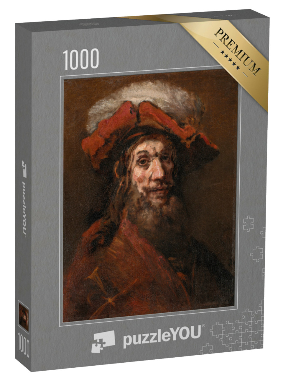 Puzzel 1000 stukjes „Rembrandt - De kruisvaarder“