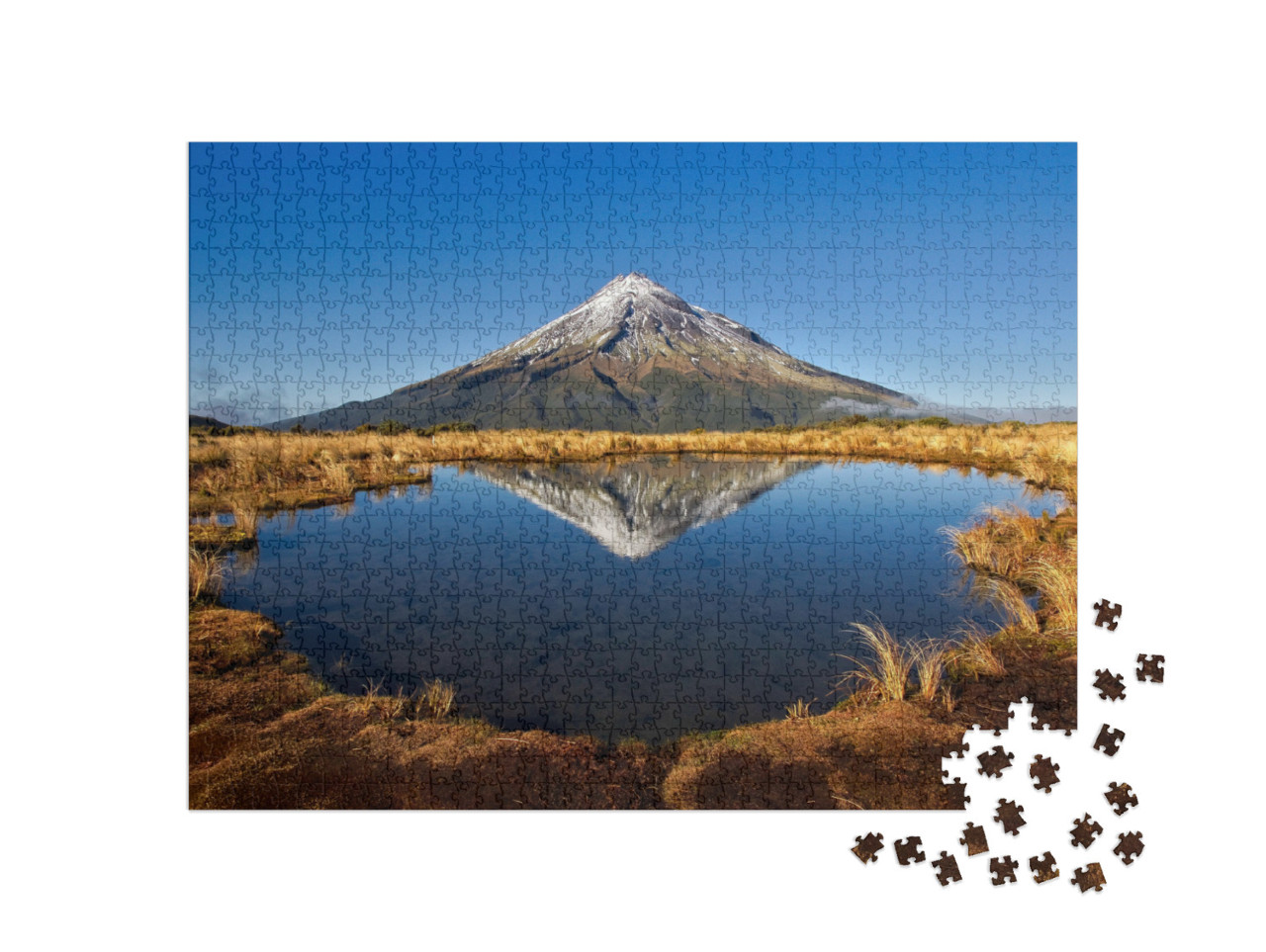 Puzzel 1000 stukjes „Mount Taranaki“