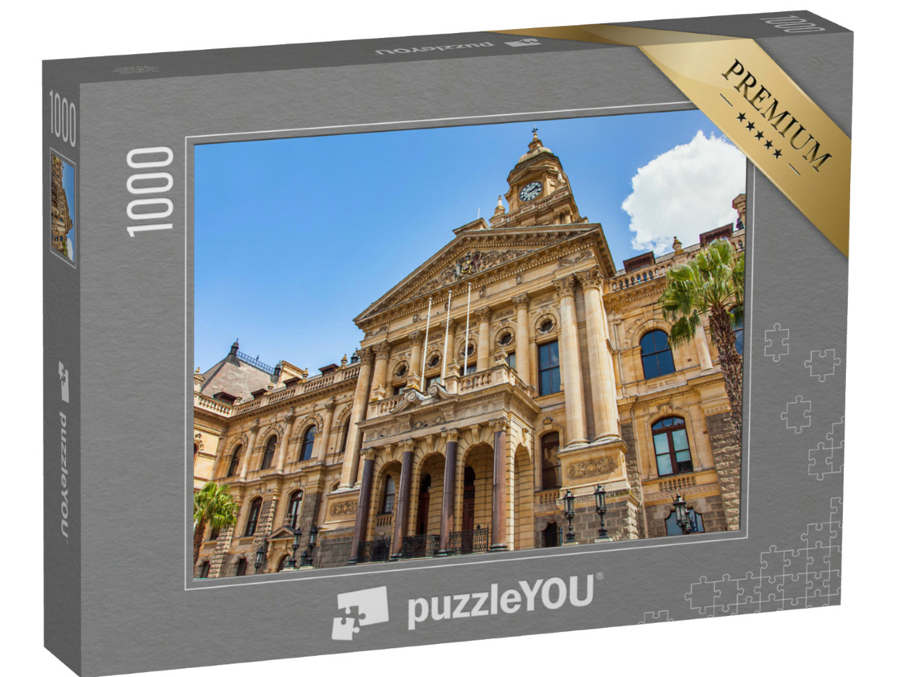 Puzzel 1000 stukjes „Stadhuis in Kaapstad, Zuid-Afrika“