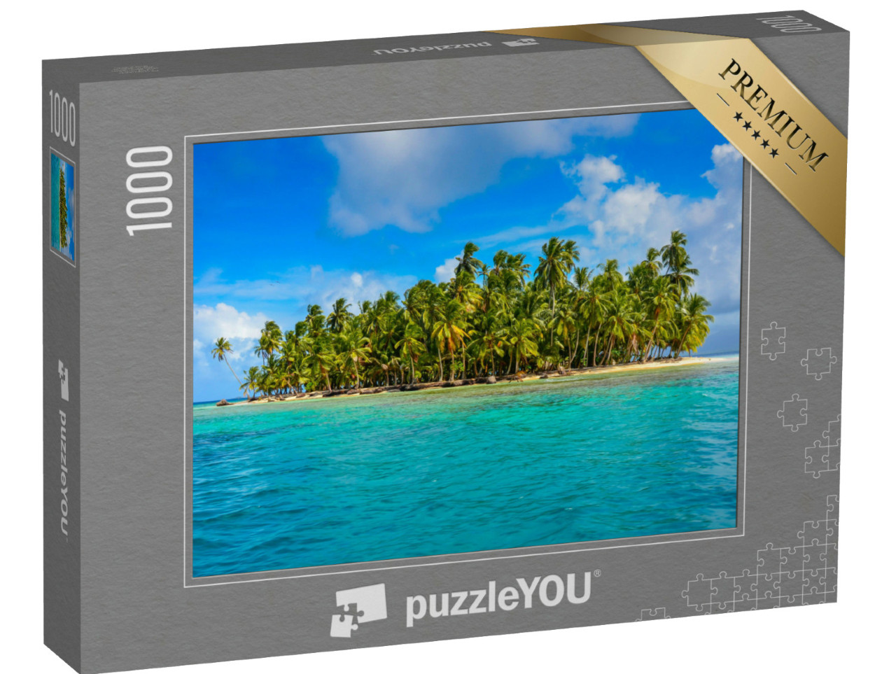 Puzzel 1000 stukjes „Paradijselijk tropisch eiland, Kuna Yala, Panama“