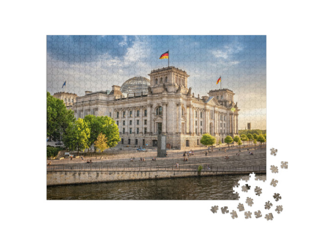 Puzzel 1000 stukjes „Regeringswijk in Berlijn“