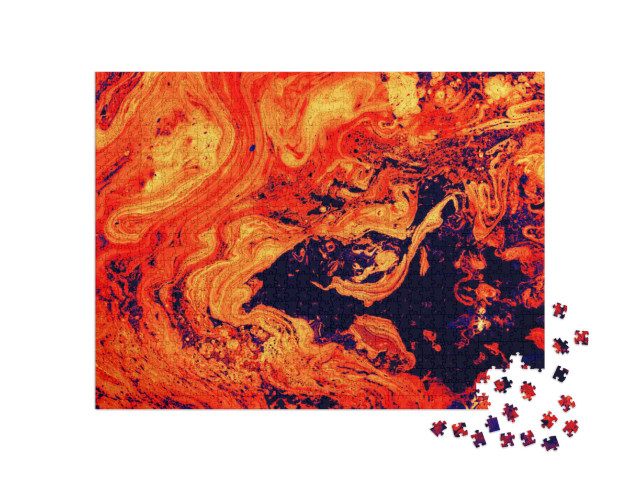 Puzzel 1000 stukjes „Hete planeet“