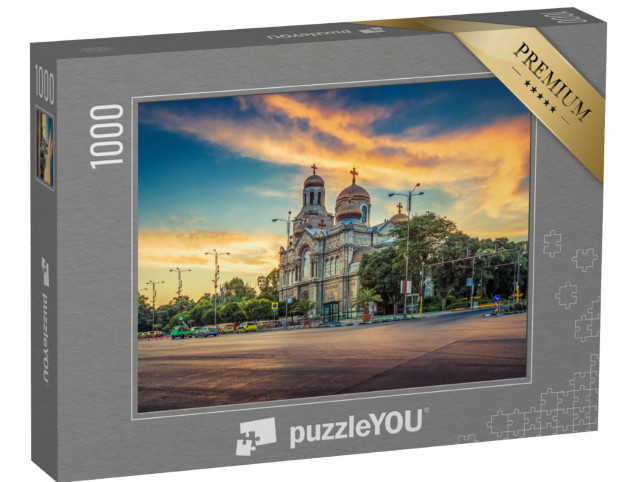 Puzzel 1000 stukjes „De kathedraal van Maria Hemelvaart in Varna“