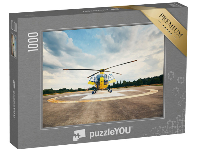 Puzzel 1000 stukjes „Reddingshelikopter, klaar om op te stijgen“