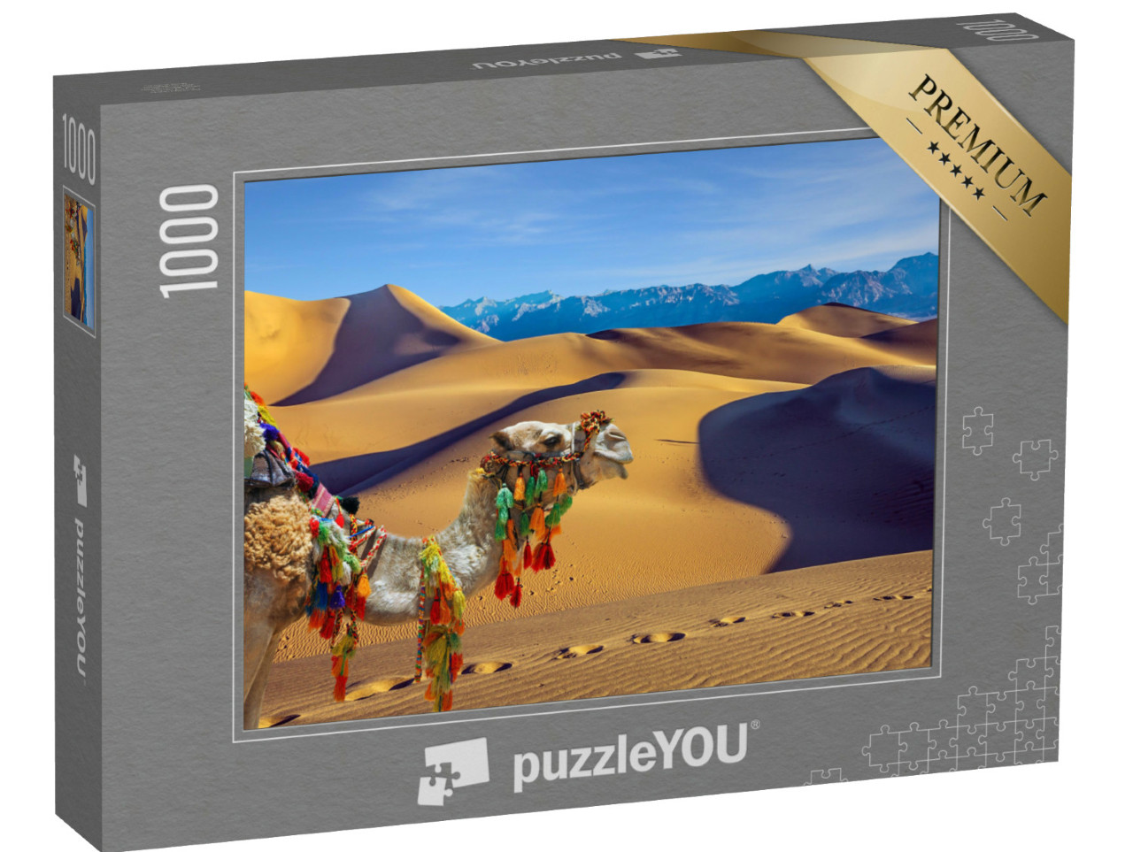 Puzzel 1000 stukjes „Eenbultige kameel, dromedaris“