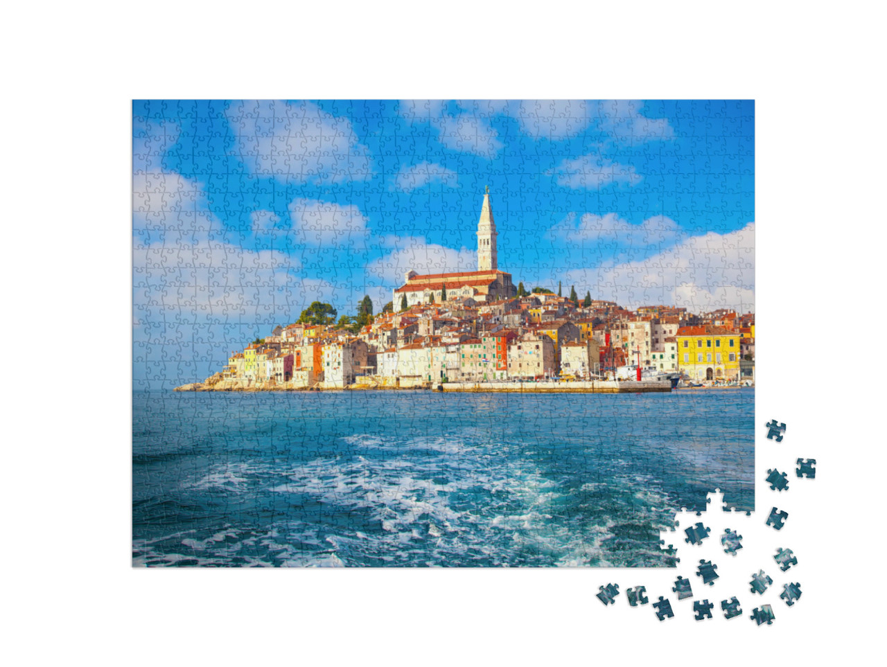 Puzzel 1000 stukjes „Oude Istrische stad, Porec, Kroatië“