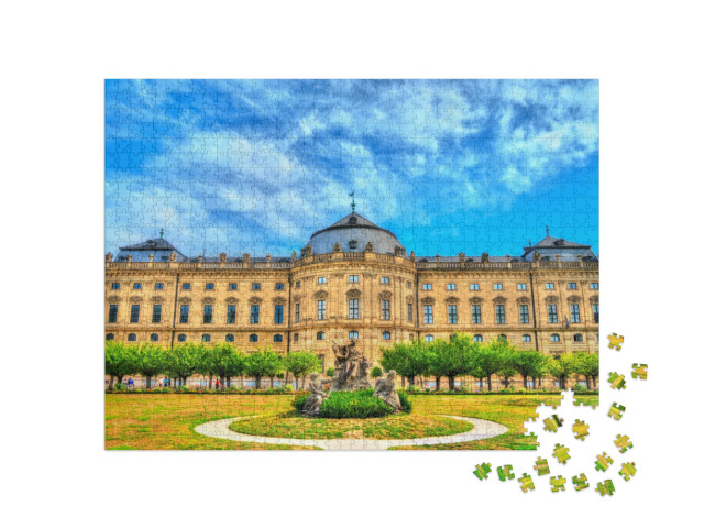 Puzzel 1000 stukjes „De Residentie van Würzburg, UNESCO Werelderfgoed in Beieren“
