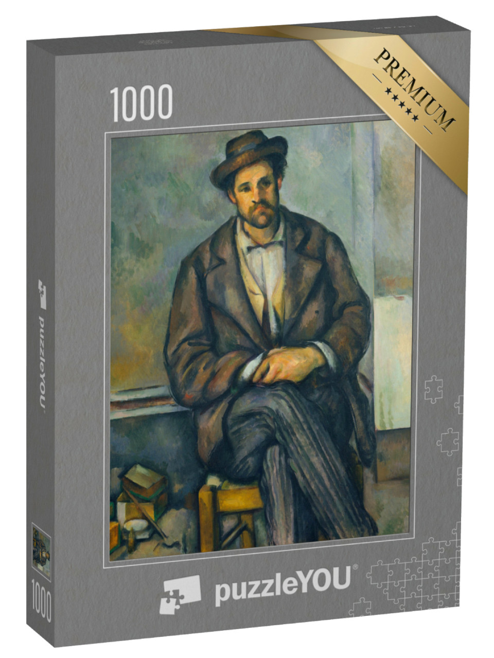 Puzzel 1000 stukjes „Paul Cézanne - Zittende boer“