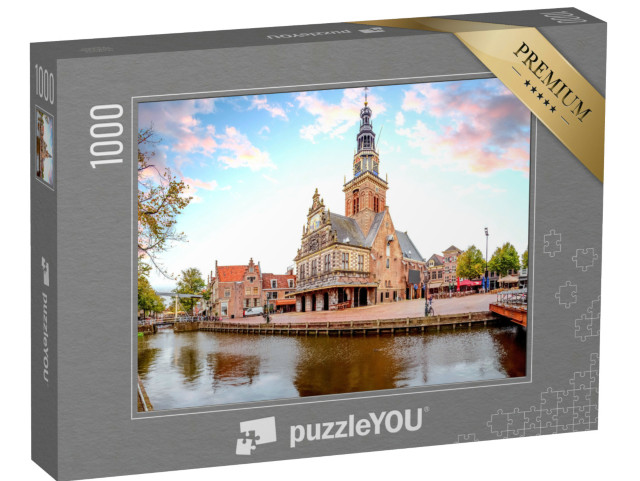 Puzzel 1000 stukjes „Oude binnenstad van Alkmaar, Nederland“