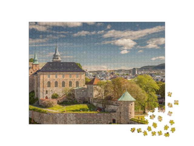 Puzzel 1000 stukjes „Akershus vesting, Oslo, Noorwegen“