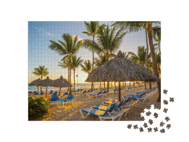 Puzzel 1000 stukjes „Zonsopgang boven Punta Cana, Dominicaanse Republiek“