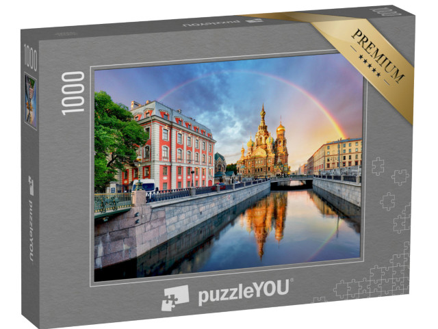 Puzzel 1000 stukjes „Kerk van St. Petersburg, Rusland“