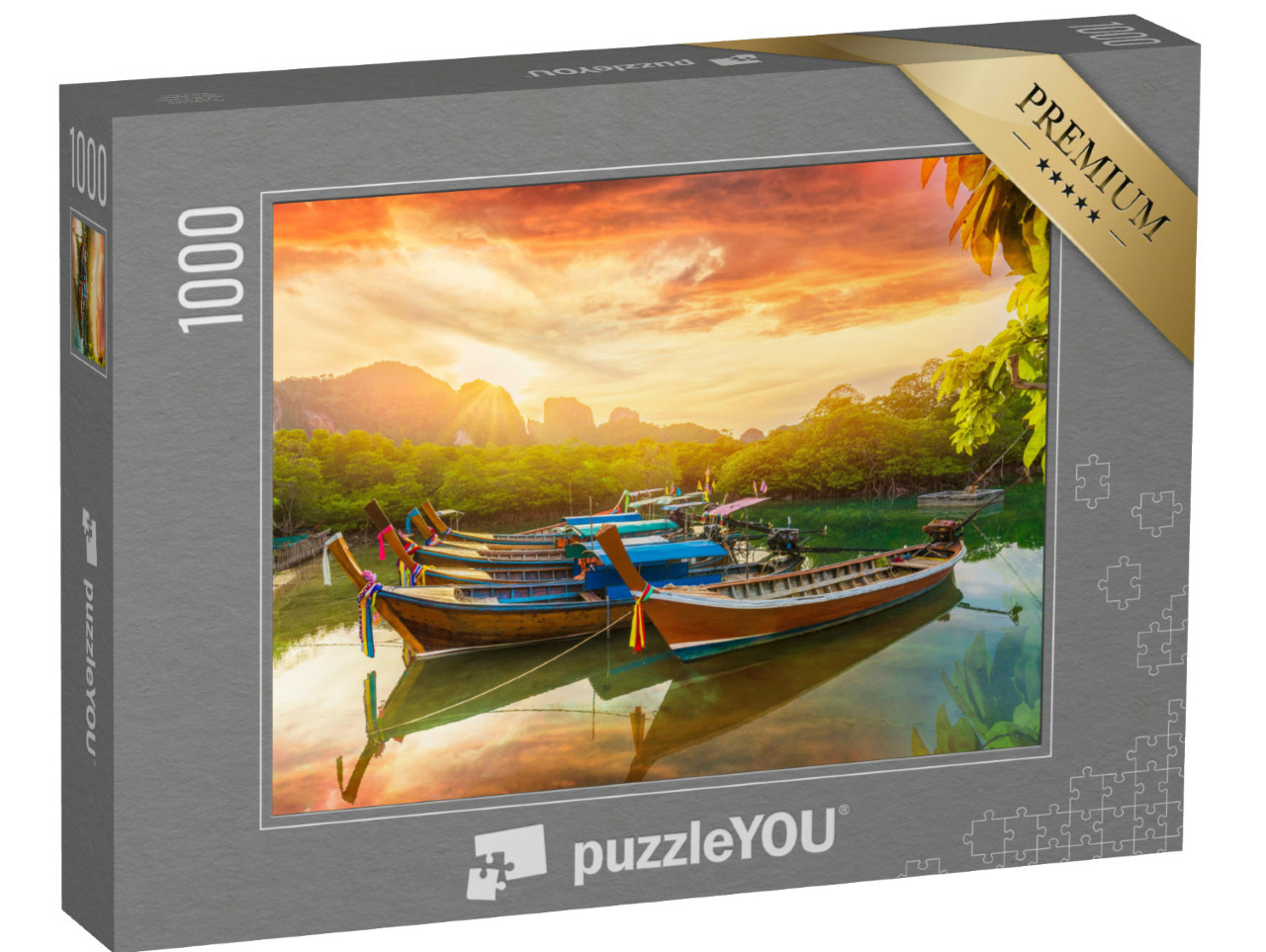 Puzzel 1000 stukjes „Phi Phi eiland bij zonsondergang, Thailand“
