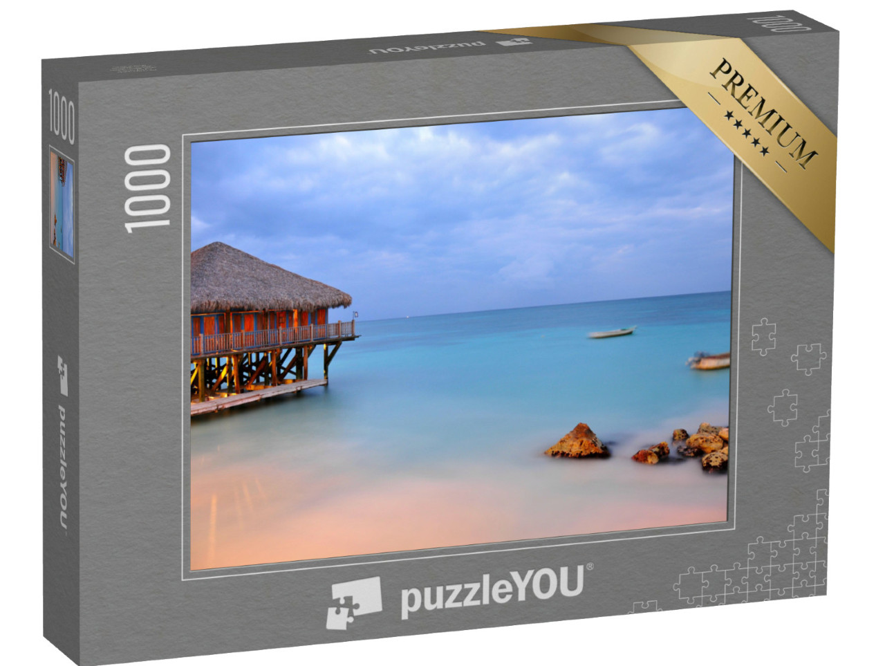 Puzzel 1000 stukjes „Strand in Punta Cana, Dominicaanse Republiek“