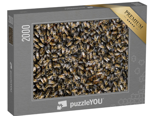 Puzzel 2000 stukjes „Een zwerm honingbijen“
