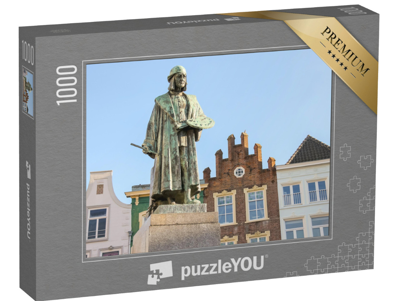 Puzzel 1000 stukjes „Monument voor de beroemde schilder Jeroen Bosch in s'Hertogenbosch“