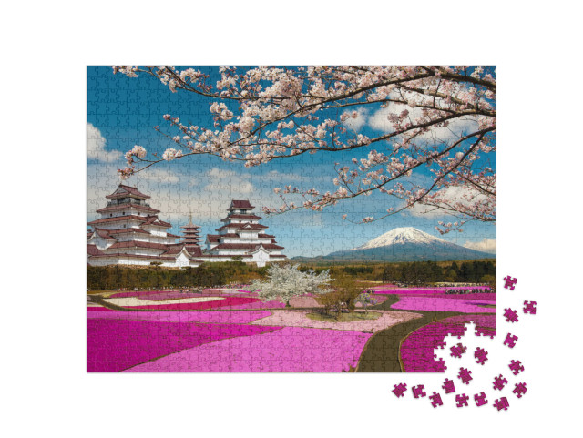 Puzzel 1000 stukjes „Lenteseizoen in Japan“