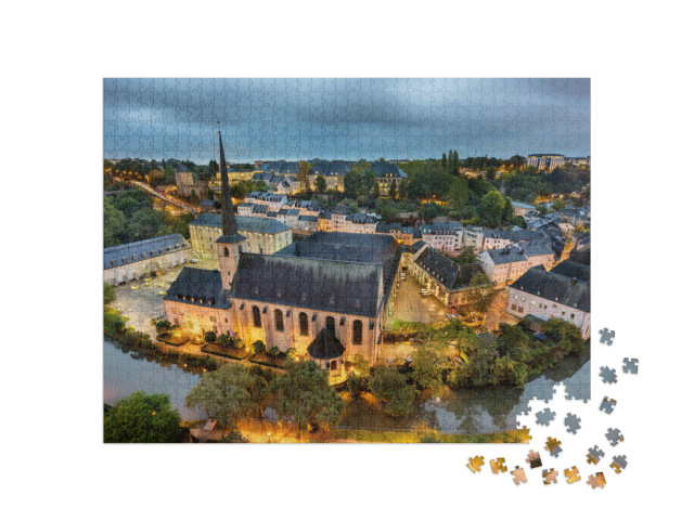 Puzzel 1000 stukjes „Luxemburg“