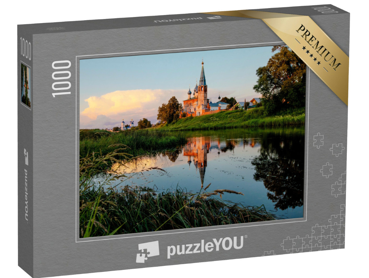 Puzzel 1000 stukjes „Het klooster van de Aankondiging, district Shuysky, Rusland“