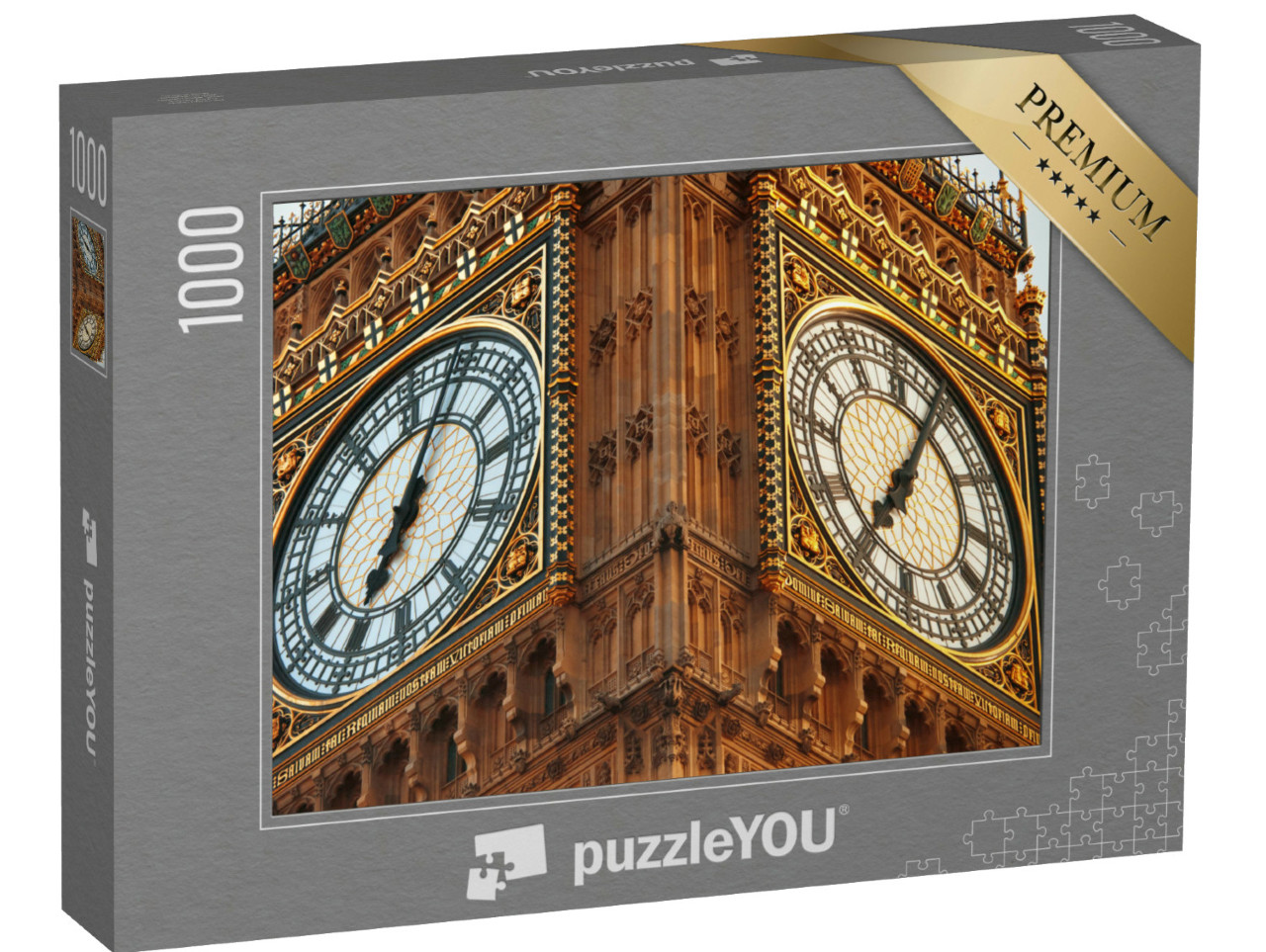 Puzzel 1000 stukjes „Close-up van de Big Ben in Londen“