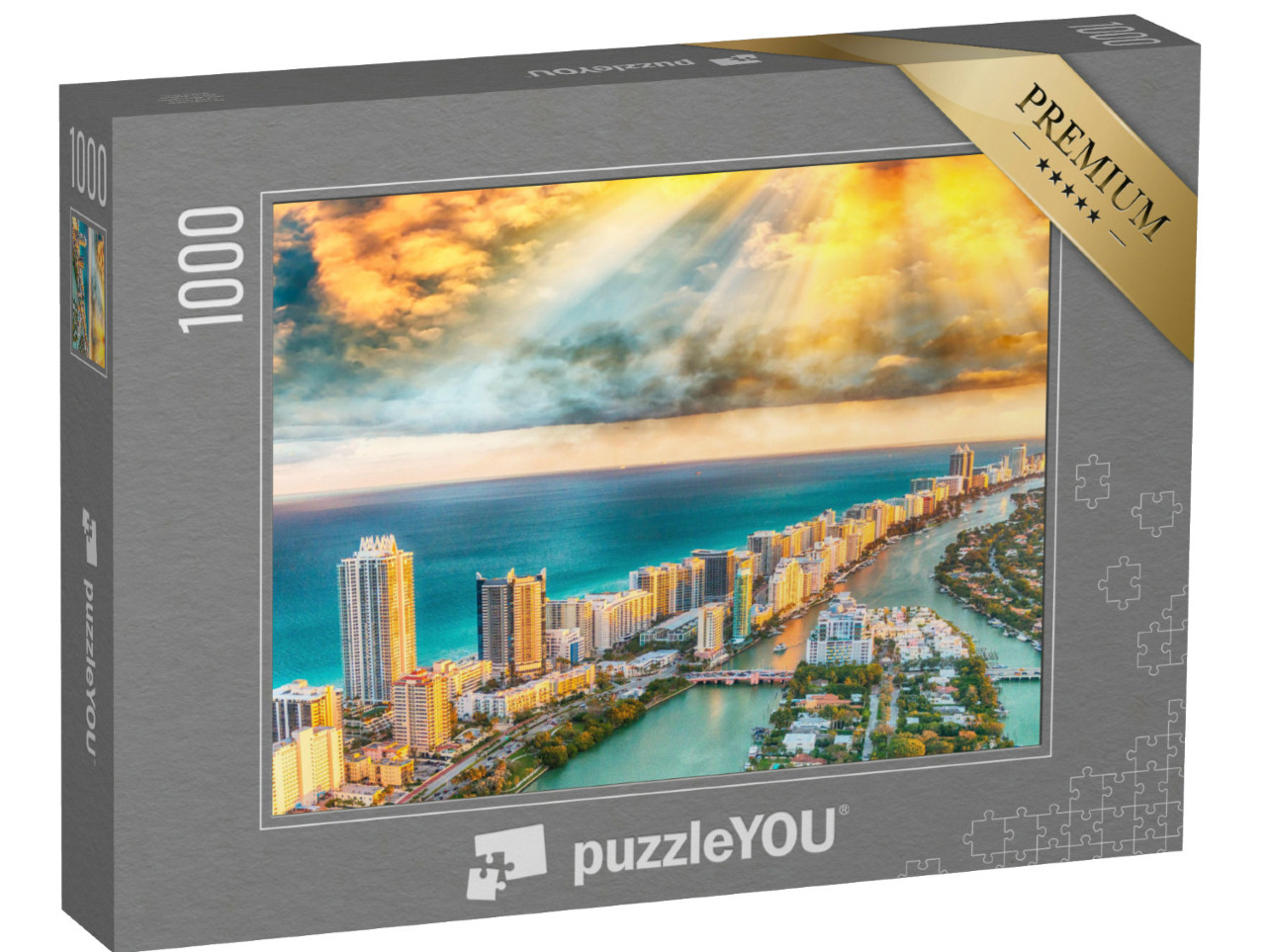 Puzzel 1000 stukjes „Miami Beach, Florida“