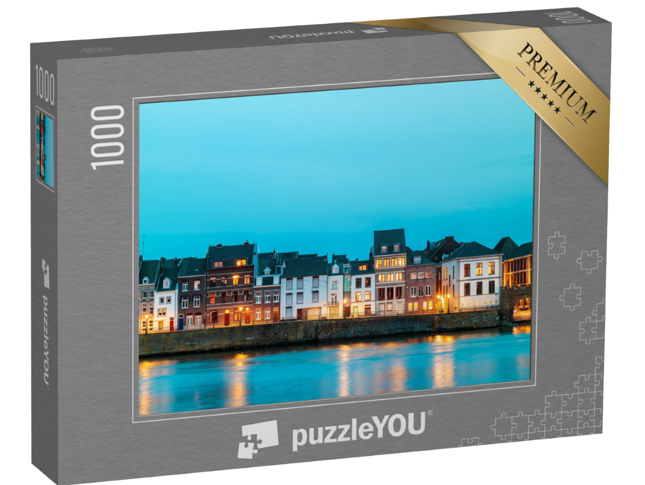 Puzzel 1000 stukjes „Maastricht met de Maas“