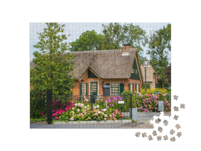 Puzzel 1000 stukjes „Giethoorn, Nederland“