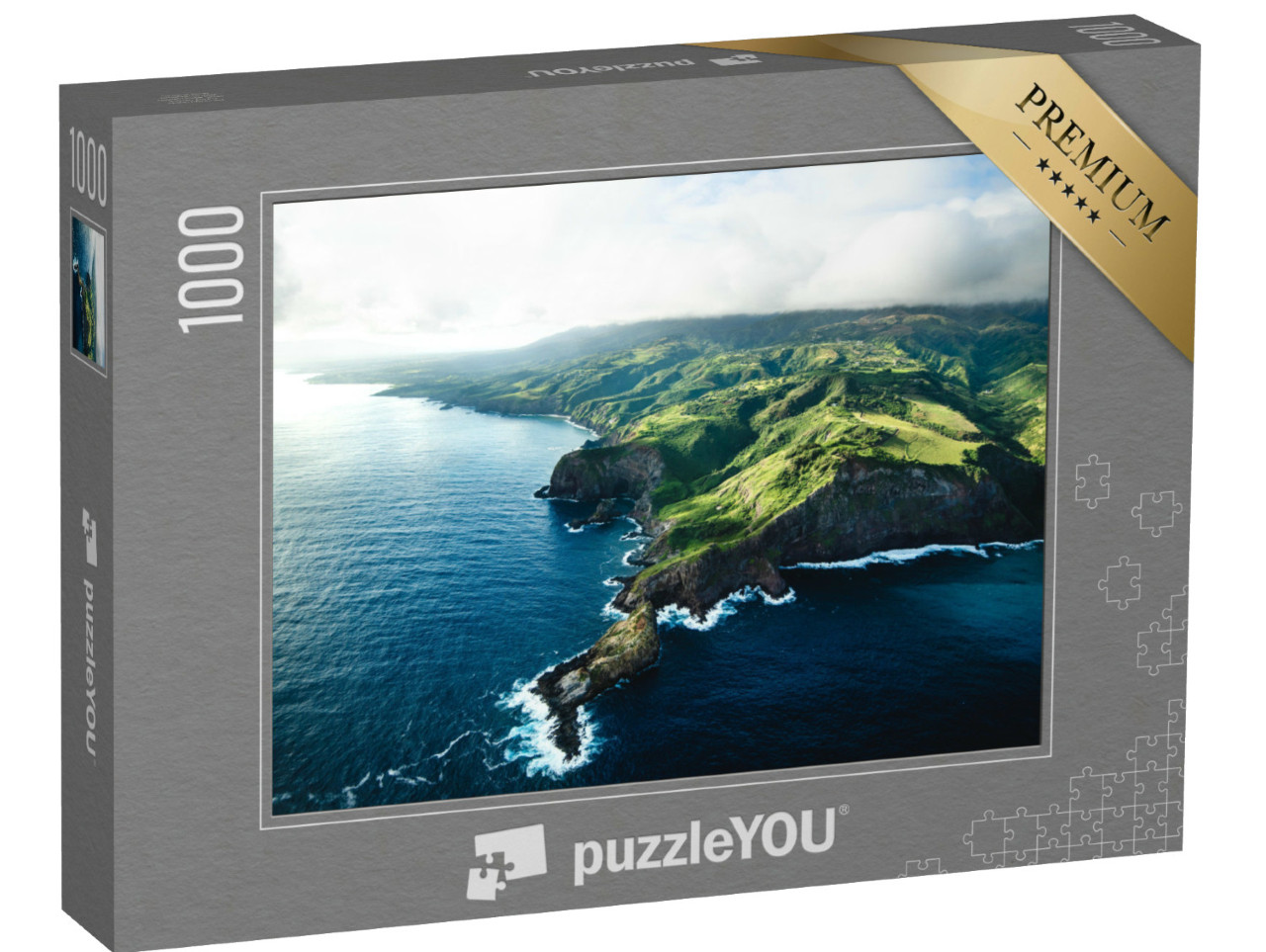 Puzzel 1000 stukjes „Mystiek natuurlandschap in Hawaï“