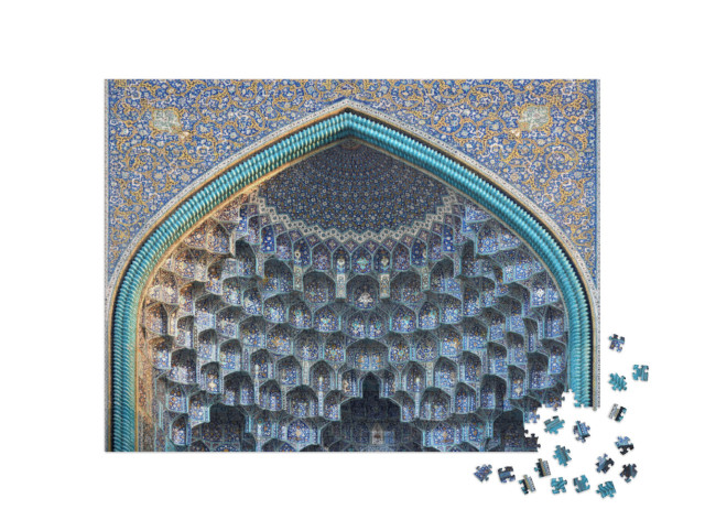 Puzzel 1000 stukjes „De gevel van de Shah Moskee in Isfahan, Iran“