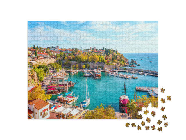 Puzzel 1000 stukjes „Oude stad van Kaleici in Antalya, Turkije“