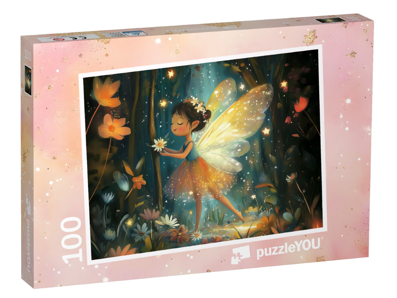 Puzzel 100 stukjes „Het fonkelende feeënrijk“