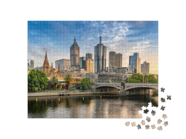Puzzel 1000 stukjes „Melbourne CBD“