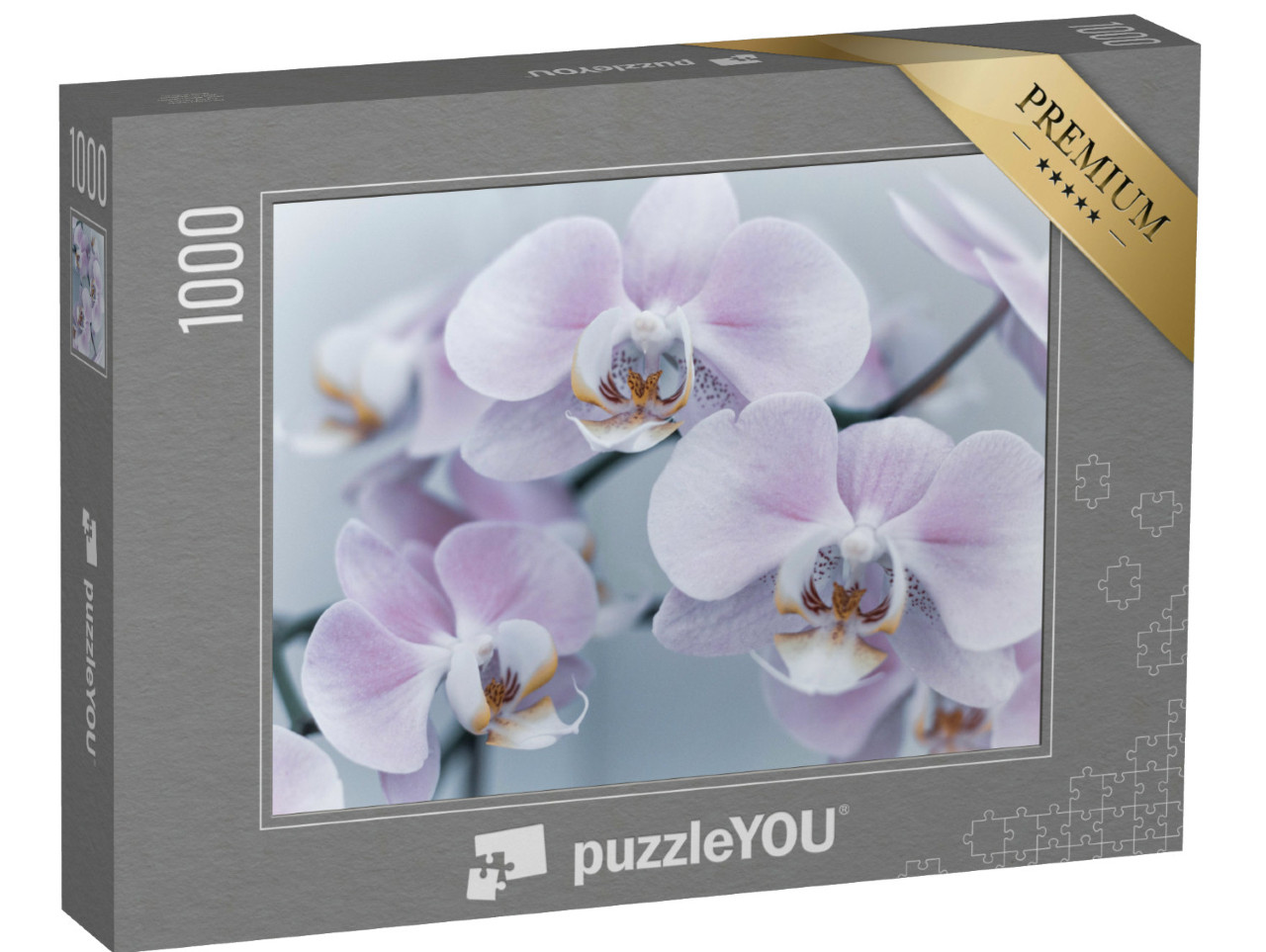 Puzzel 1000 stukjes „Prachtige delicate orchidee“